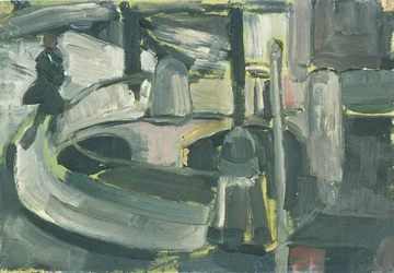 Figur auf der Blauwpoortsbrug